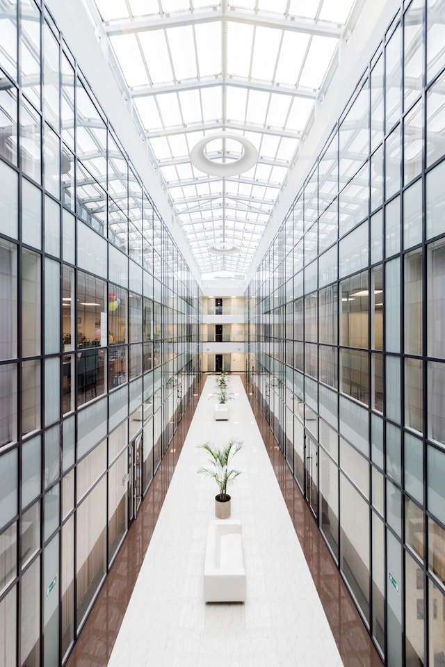 The plural of atrium is atria or atriums